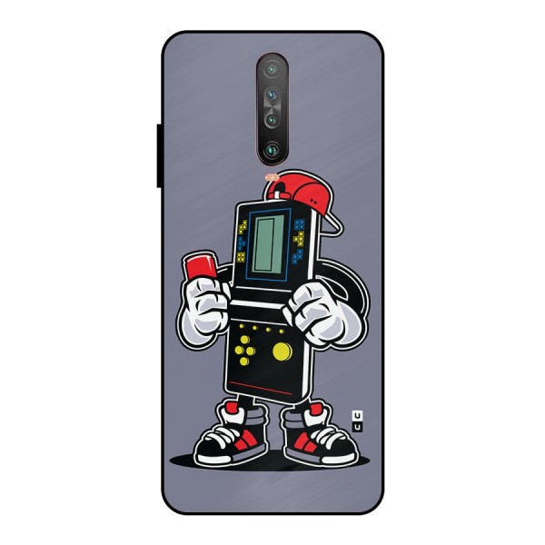 Retro Boy Metal Back Case for Poco X2