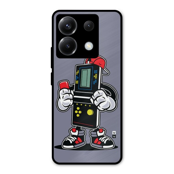 Retro Boy Metal Back Case for Poco X6