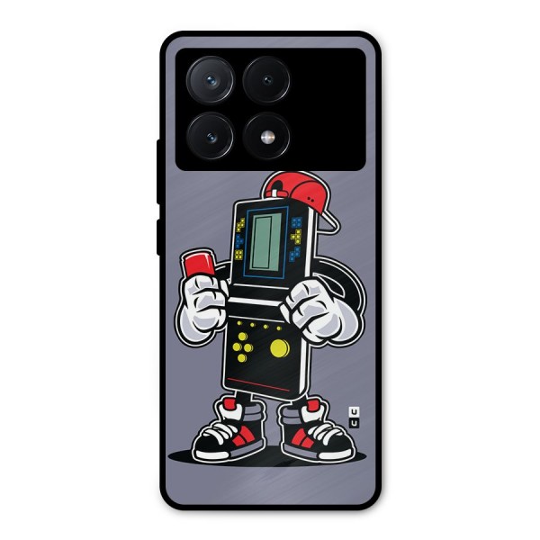 Retro Boy Metal Back Case for Poco X6 Pro