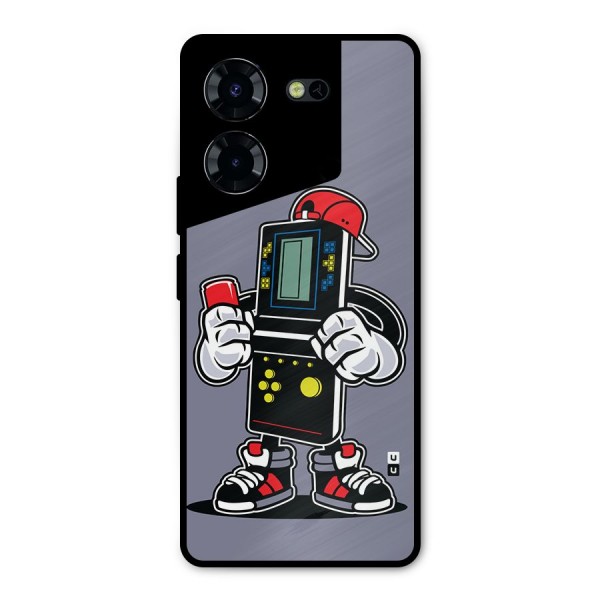 Retro Boy Metal Back Case for Tecno Pova 5 Pro 5G