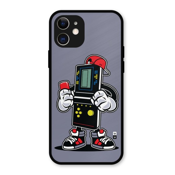 Retro Boy Metal Back Case for iPhone 12