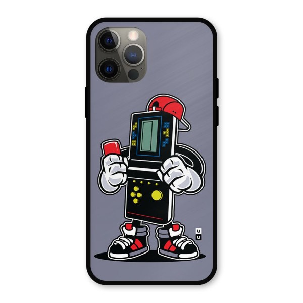 Retro Boy Metal Back Case for iPhone 12 Pro