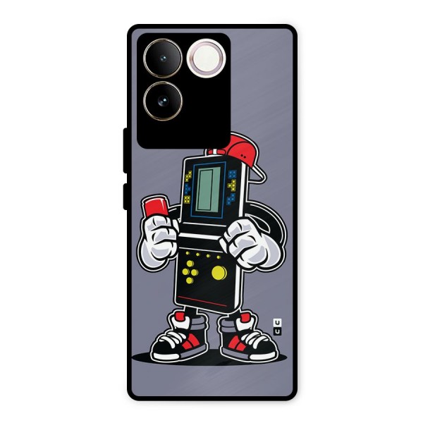 Retro Boy Metal Back Case for iQOO Z7 Pro