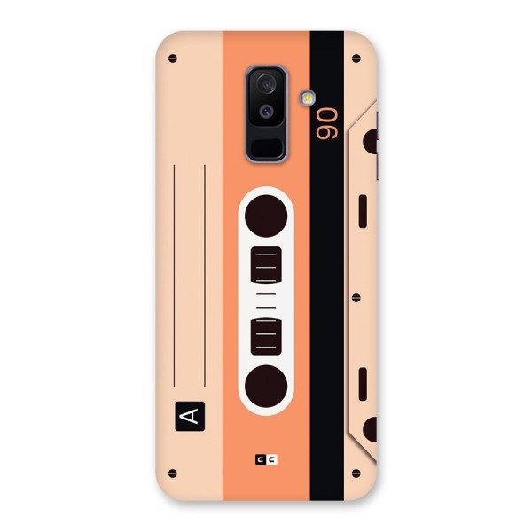 Retro Cassete Back Case for Galaxy A6 Plus