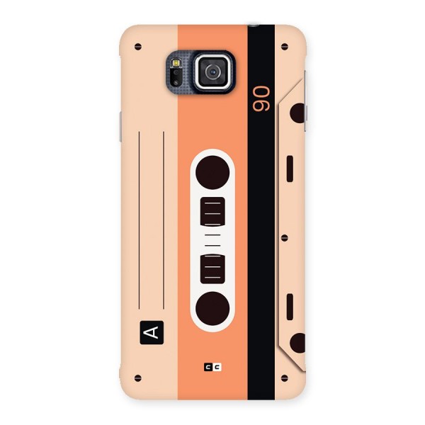 Retro Cassete Back Case for Galaxy Alpha