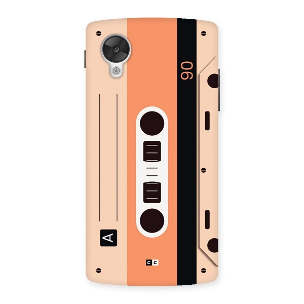 Retro Cassete Back Case for Google Nexus 5