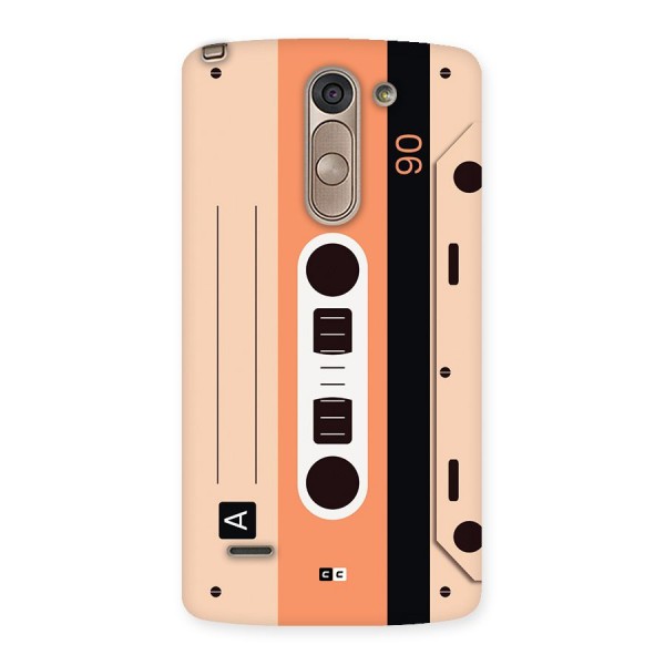 Retro Cassete Back Case for LG G3 Stylus