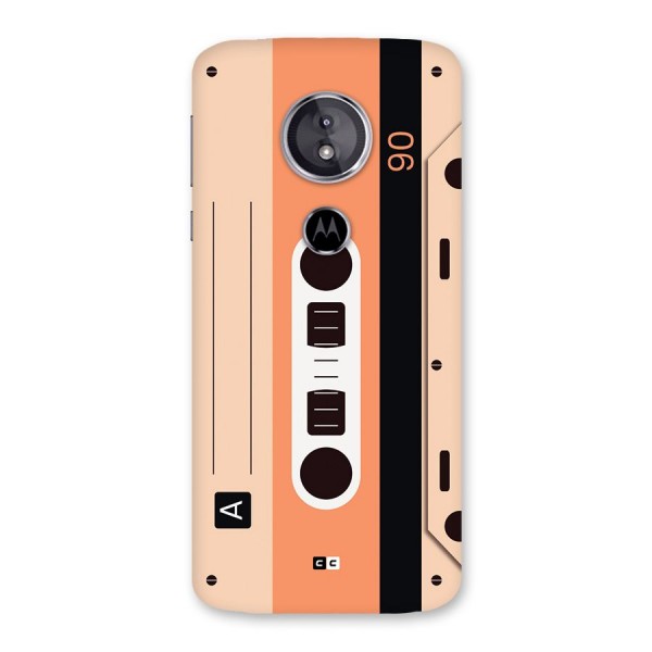 Retro Cassete Back Case for Moto E5