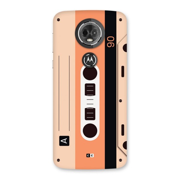 Retro Cassete Back Case for Moto E5 Plus