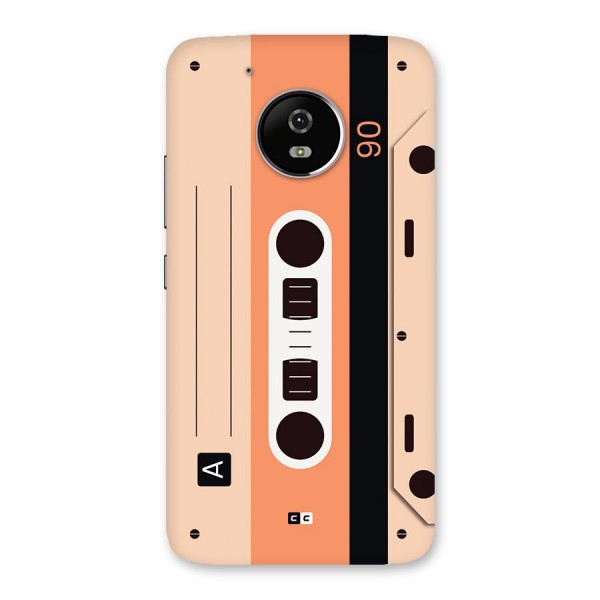 Retro Cassete Back Case for Moto G5