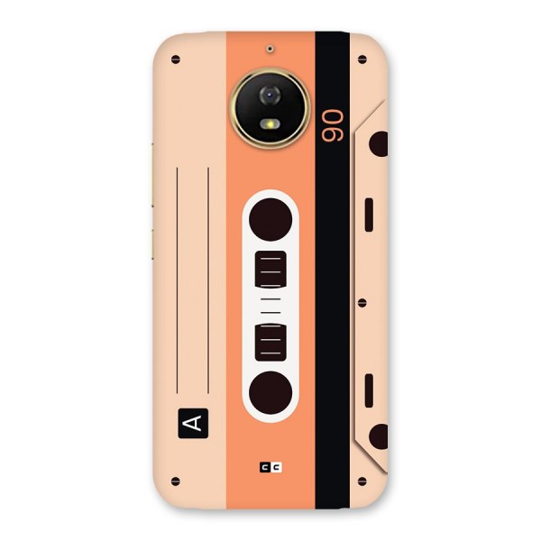 Retro Cassete Back Case for Moto G5s