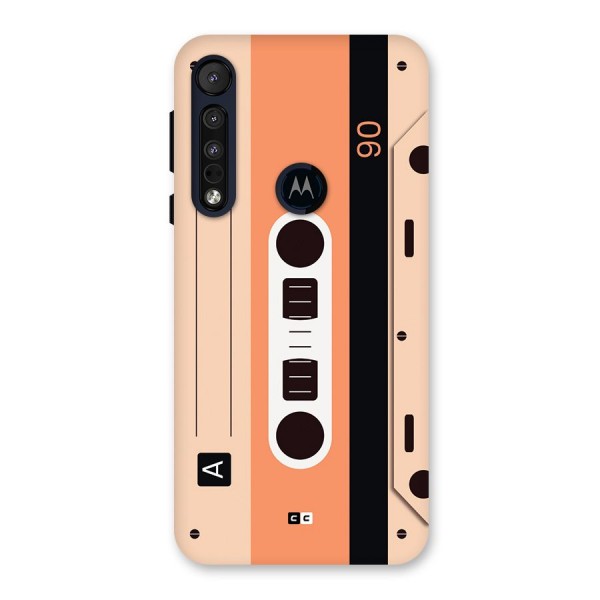 Retro Cassete Back Case for Motorola One Macro