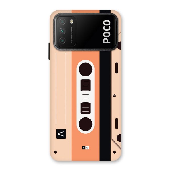 Retro Cassete Back Case for Poco M3