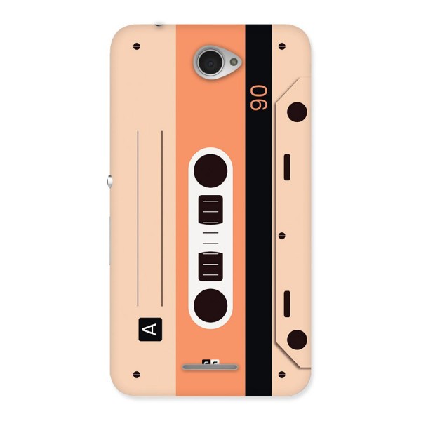 Retro Cassete Back Case for Xperia E4