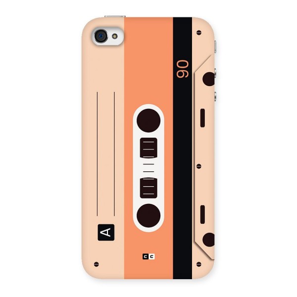 Retro Cassete Back Case for iPhone 4 4s