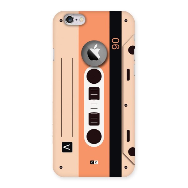 Retro Cassete Back Case for iPhone 6 Logo Cut