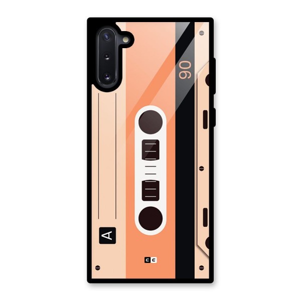 Retro Cassete Glass Back Case for Galaxy Note 10