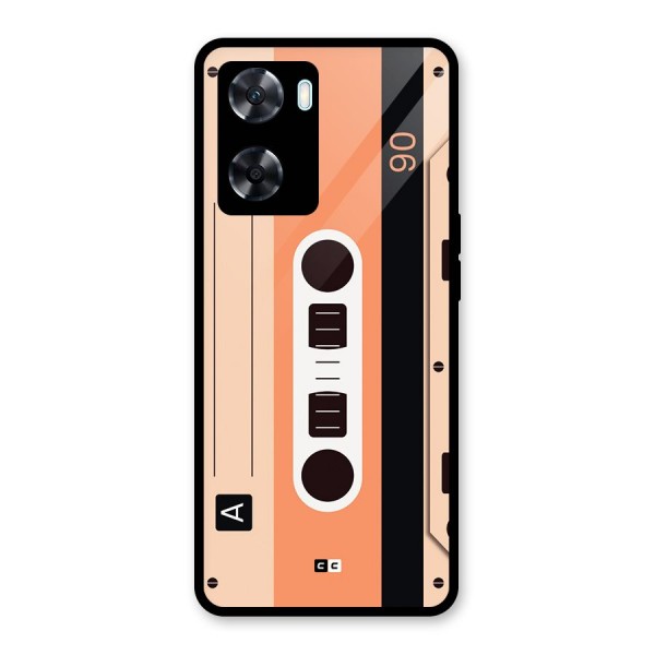 Retro Cassete Glass Back Case for Oppo A77