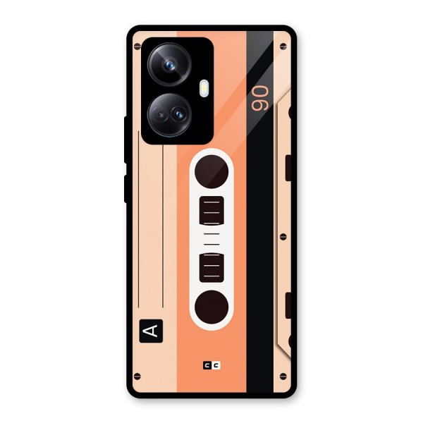 Retro Cassete Glass Back Case for Realme 10 Pro Plus