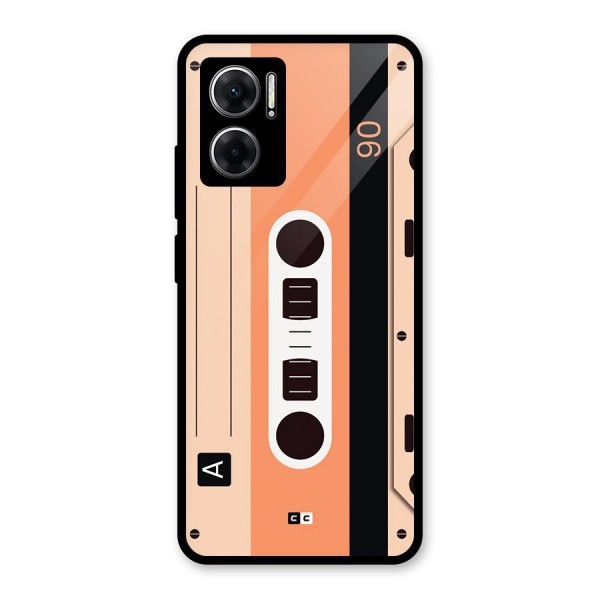Retro Cassete Glass Back Case for Redmi 11 Prime 5G