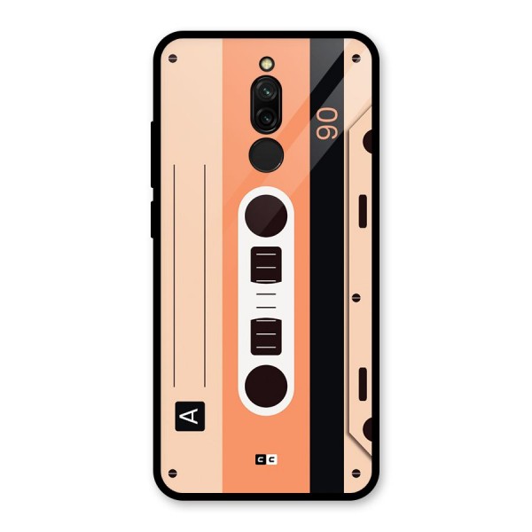 Retro Cassete Glass Back Case for Redmi 8