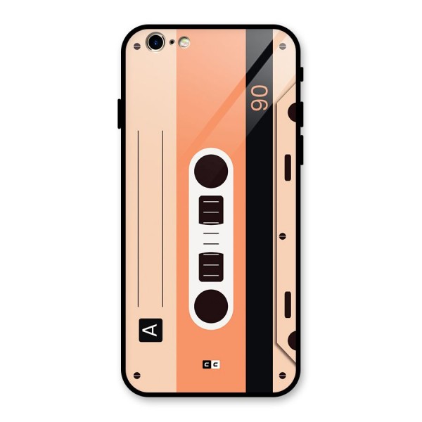 Retro Cassete Glass Back Case for iPhone 6 6S