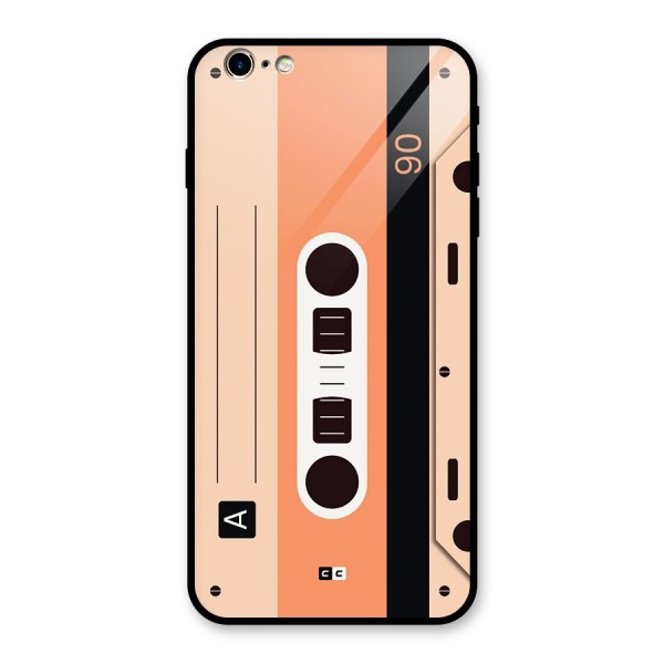 Retro Cassete Glass Back Case for iPhone 6 Plus 6S Plus
