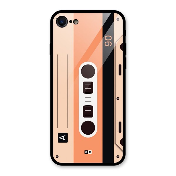 Retro Cassete Glass Back Case for iPhone 7