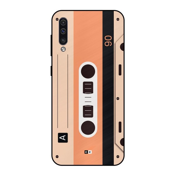 Retro Cassete Metal Back Case for Galaxy A30s