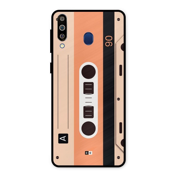 Retro Cassete Metal Back Case for Galaxy M30