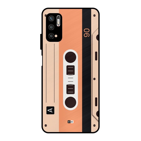 Retro Cassete Metal Back Case for Poco M3 Pro 5G