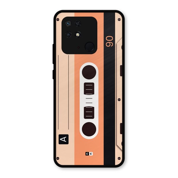 Retro Cassete Metal Back Case for Redmi 10 Power