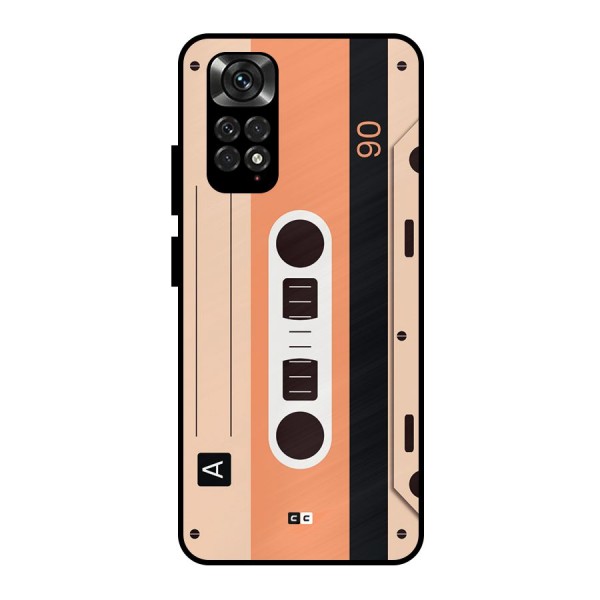 Retro Cassete Metal Back Case for Redmi Note 11 Pro