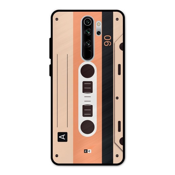 Retro Cassete Metal Back Case for Redmi Note 8 Pro