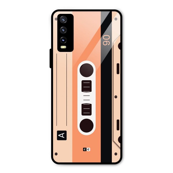 Retro Cassete Metal Back Case for Vivo Y20i