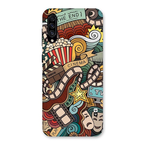Retro Doodle Art Back Case for Galaxy A30s