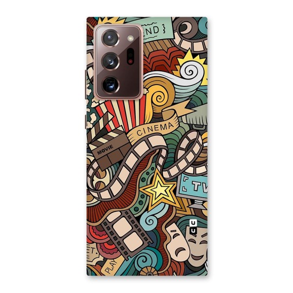 Retro Doodle Art Back Case for Galaxy Note 20 Ultra