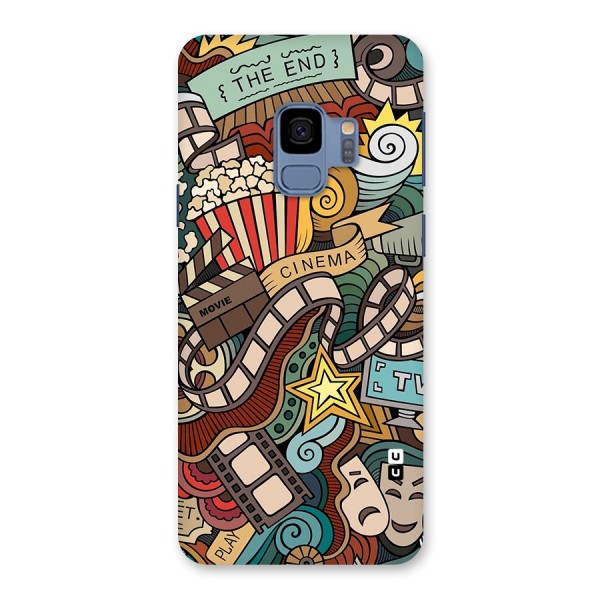 Retro Doodle Art Back Case for Galaxy S9