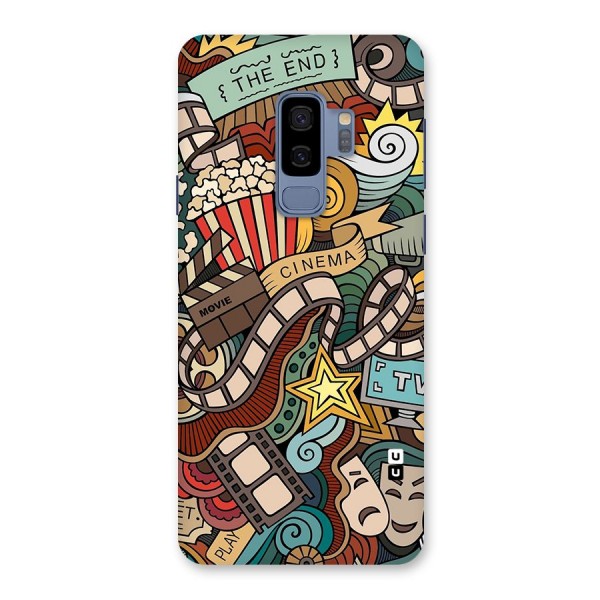 Retro Doodle Art Back Case for Galaxy S9 Plus