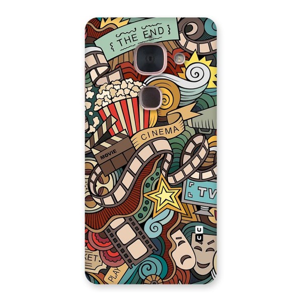 Retro Doodle Art Back Case for Le Max 2
