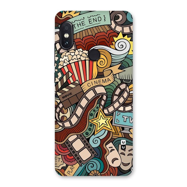 Retro Doodle Art Back Case for Redmi Note 5 Pro