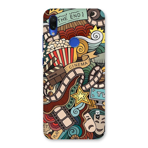 Retro Doodle Art Back Case for Redmi Note 7S