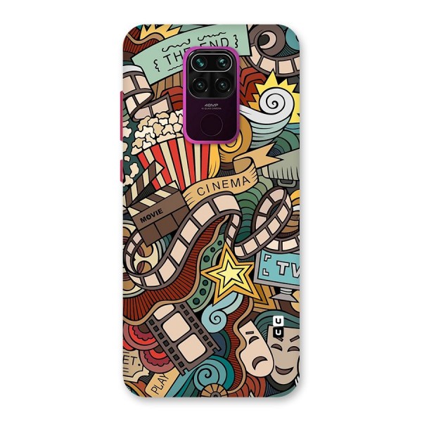 Retro Doodle Art Back Case for Redmi Note 9