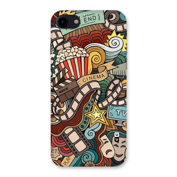 Retro Doodle Art Back Case for iPhone SE 2020