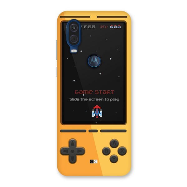 Retro Gamepad Back Case for Motorola One Vision