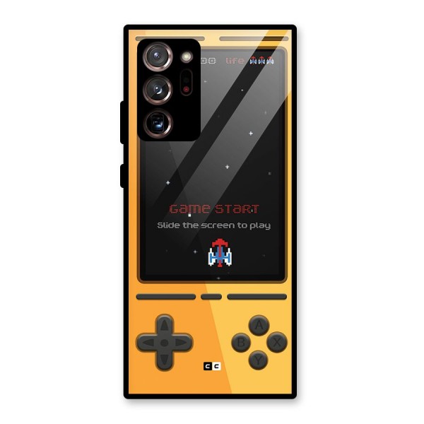 Retro Gamepad Glass Back Case for Galaxy Note 20 Ultra 5G