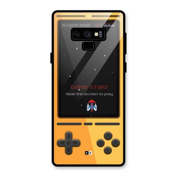Retro Gamepad Glass Back Case for Galaxy Note 9