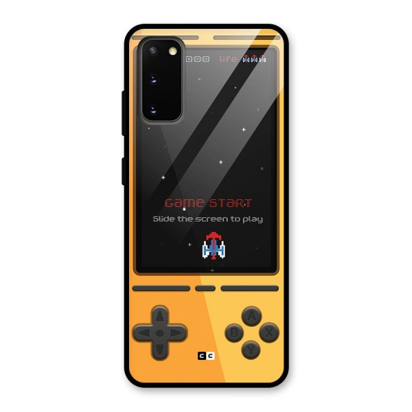 Retro Gamepad Glass Back Case for Galaxy S20