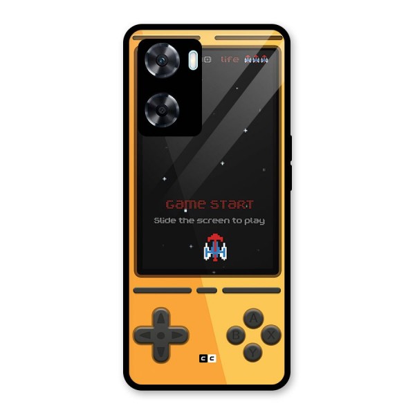 Retro Gamepad Glass Back Case for Oppo A77