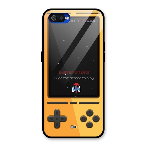 Retro Gamepad Glass Back Case for Realme C2